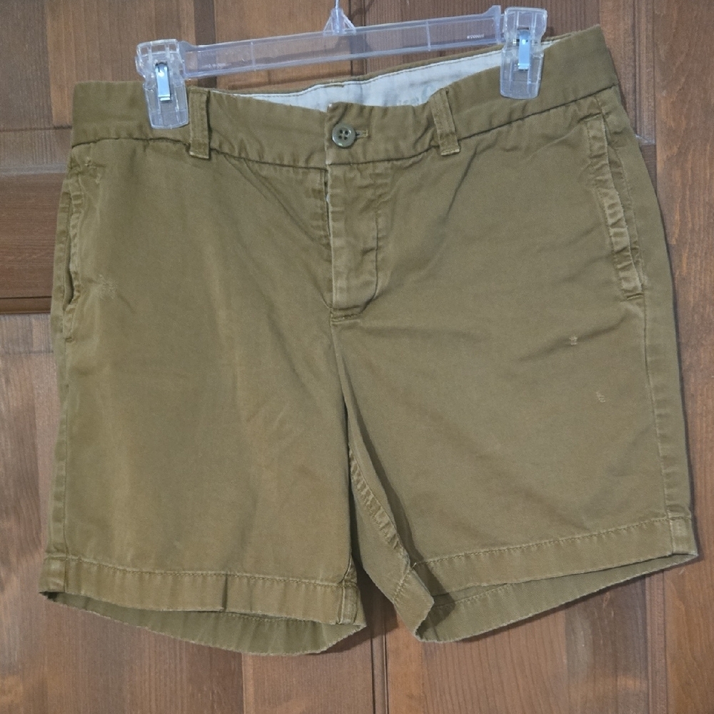 J. Crew Tan Bermuda Shorts Classic Cotton Twill